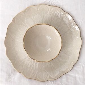 Vintage Lenox Chip & Dip